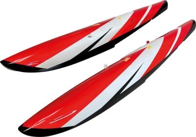 EXTREMEFLIGHT-RC Float set complete Turbo Bushmaster 84" red/black V2 Plus ARF