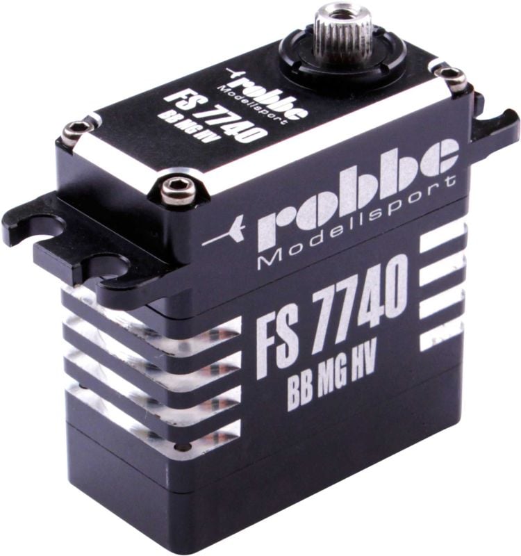 Robbe Modellsport FS 7740 BB MG HV WP Digital BL Servo Aluminium Gehäuse, wasserdicht, Brushless