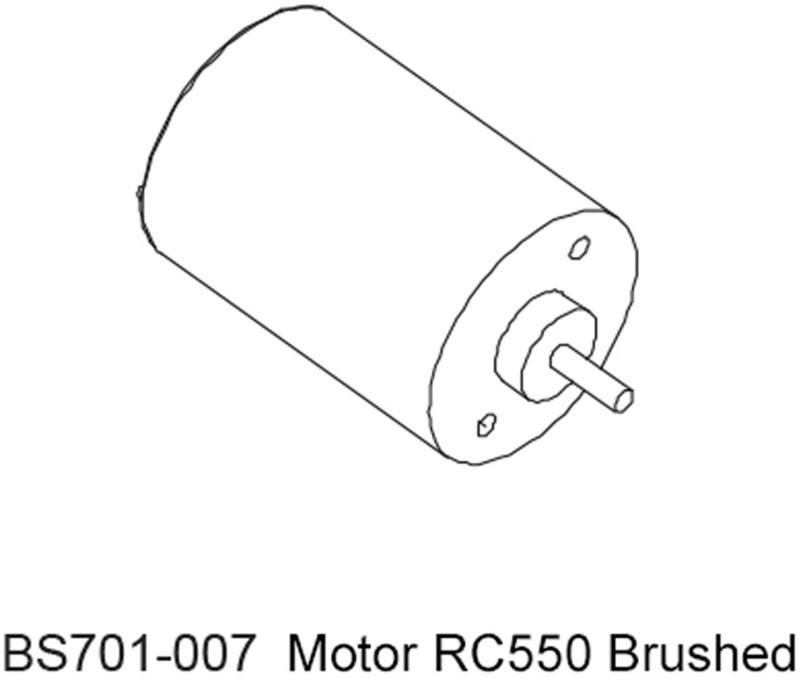 D-Power Moteur RC550 Brushed - BEAST BX / TX