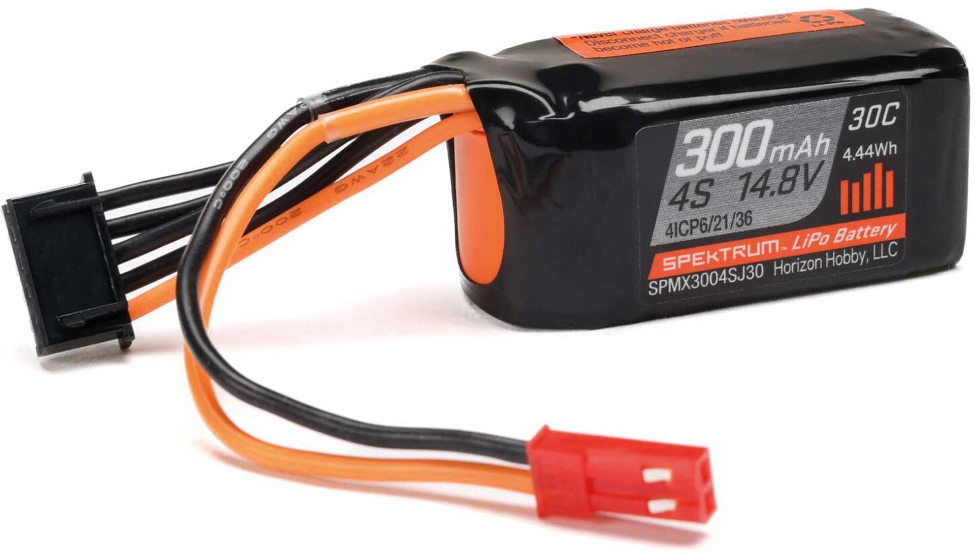 SPEKTRUM 4S 14.8V 300mAh 30C LiPo Battery