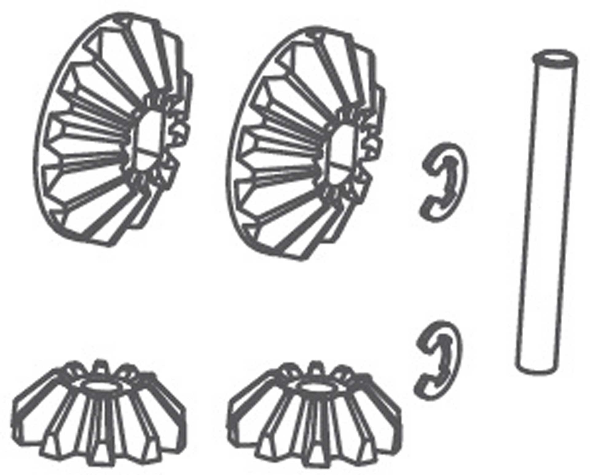 ABSIMA Jeu d'engrenages de différentiel
