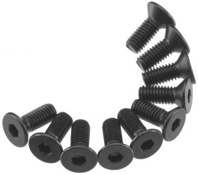 AXIAL AXA144 Hex Flat Head M3X8mm Black (10)