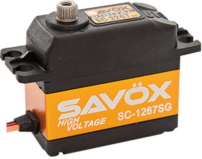 SAVÖX SC-1267SG (7,4V/20KG/0,095s) CORELESS DIGITAL HV SERVO