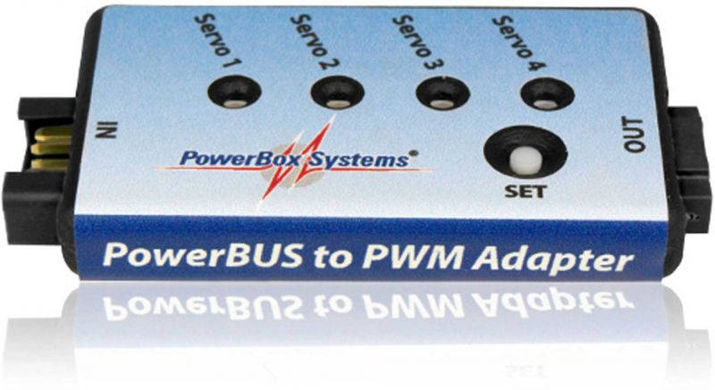 POWERBOX SYSTEMS POWERBUS TO PWM ADAPTER MIT ABSICHERUNG