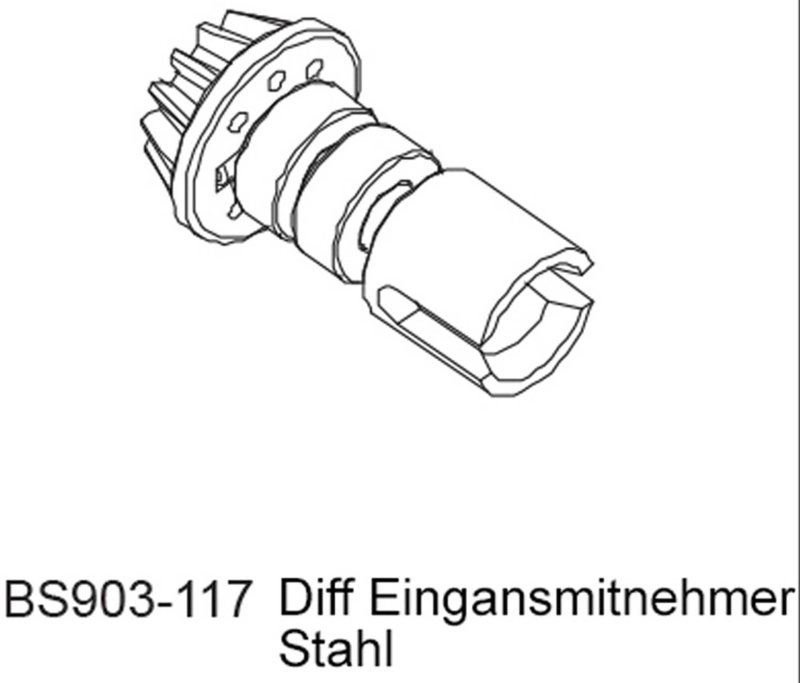 D-Power Entraîneur Diff - BEAST BX/TX acier