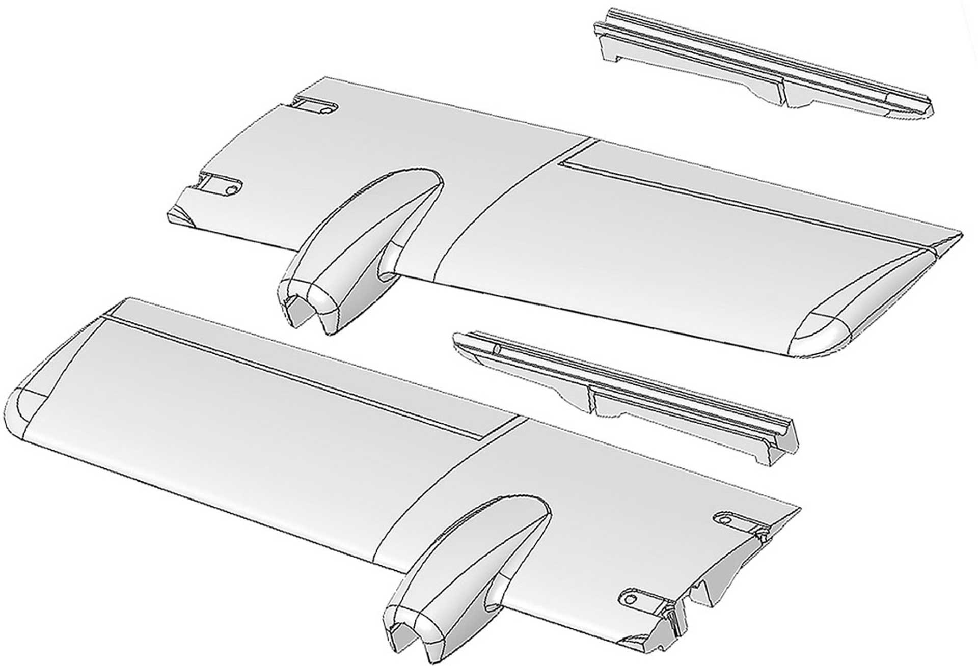 MULTIPLEX TRAGFLÄCHEN TWIN STAR II MPX