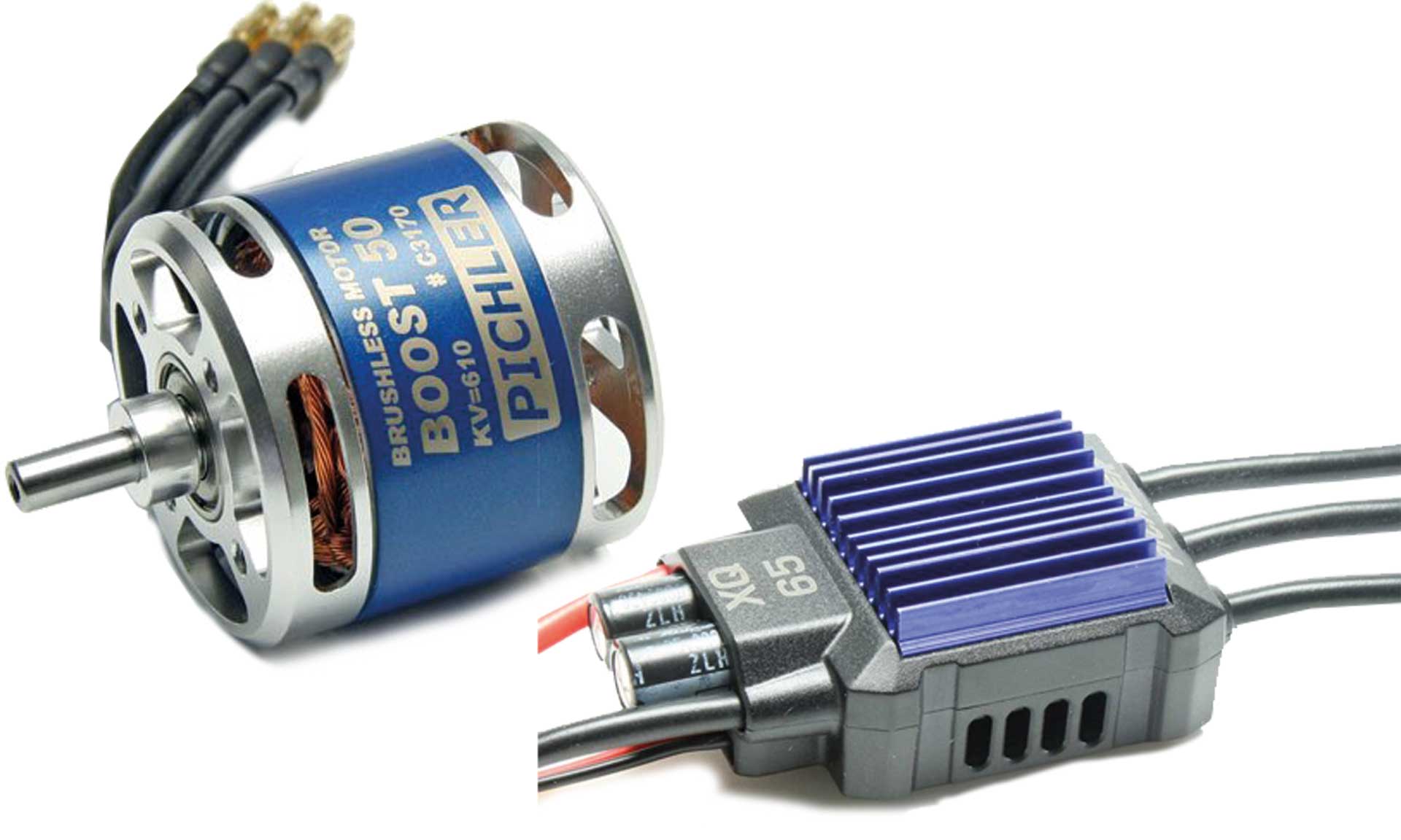 PICHLER Brushless motor BOOST 50 Combo | KV=610 V2