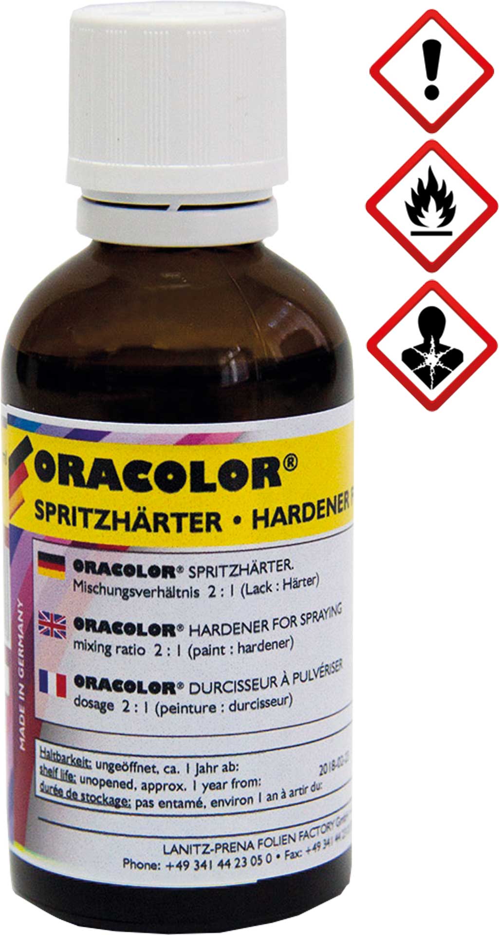 ORACOVER ORACOLOR BASECOAT SPRAY HARDENER 50ML