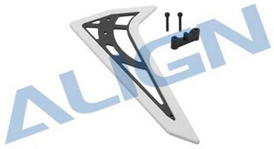 ALIGN SIDE CONTROL SURFACE  CARBON FIBER  WHITE T-REX 470L