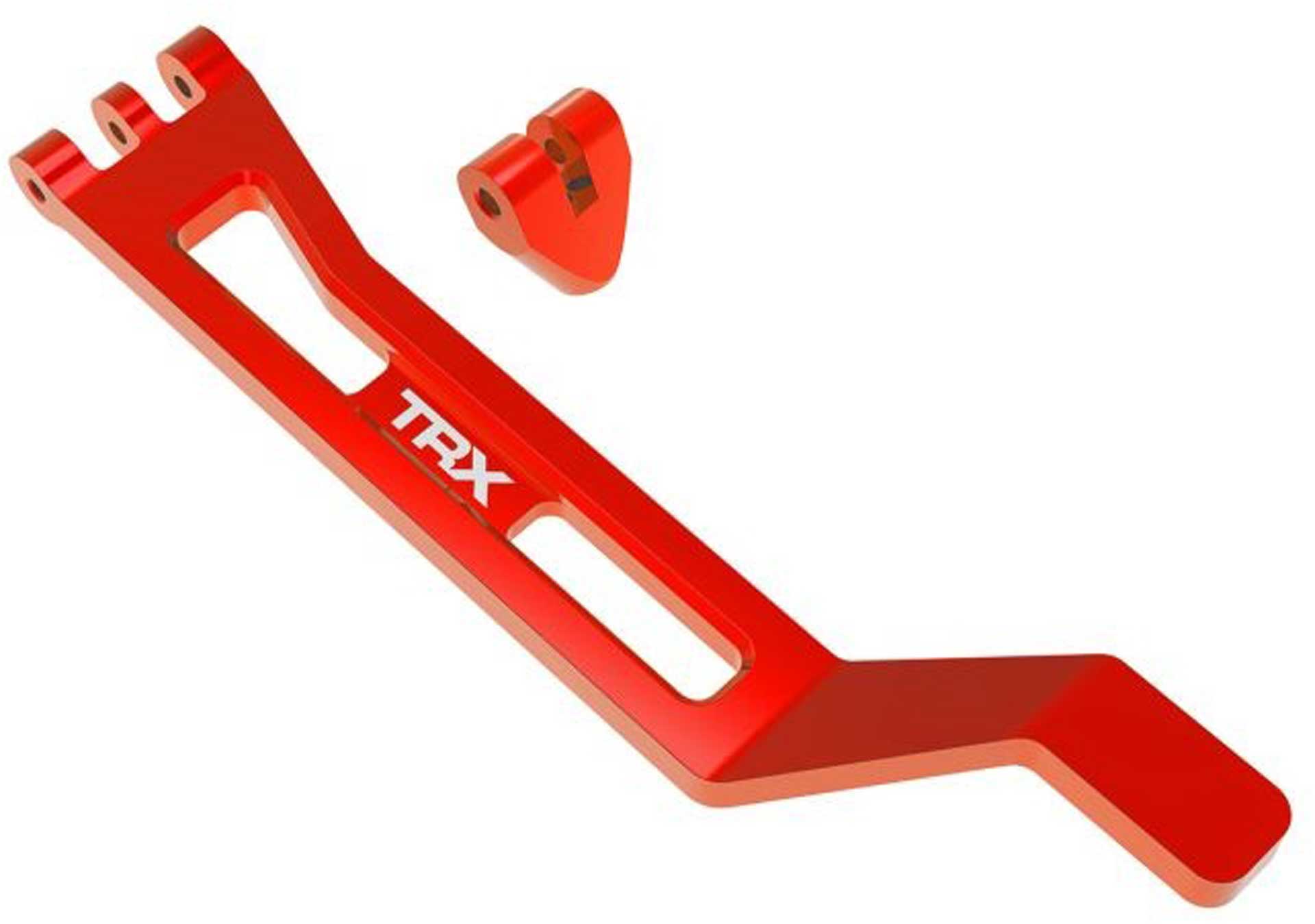 TRAXXAS Akku-Halter-Strebe Alu rot: Mini-Maxx