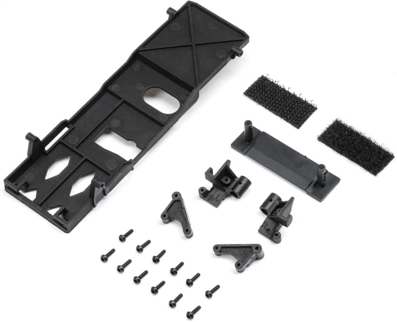 AXIAL Shock/Body Mount, Battery Tray: SCX24 Lexus GX 470