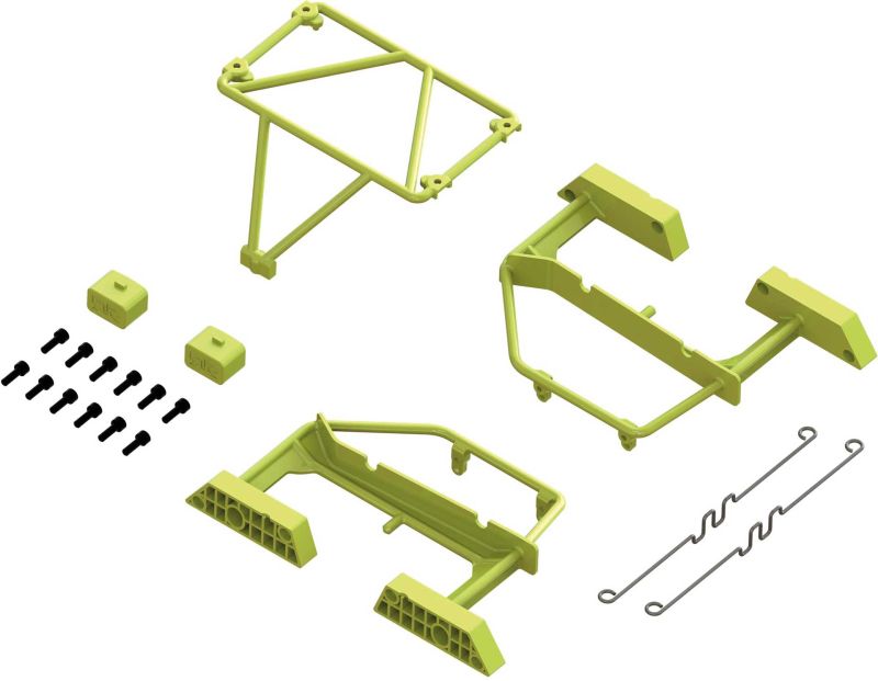 ARRMA Desert Truck Body Roll Cage Set, Yellow: GROM