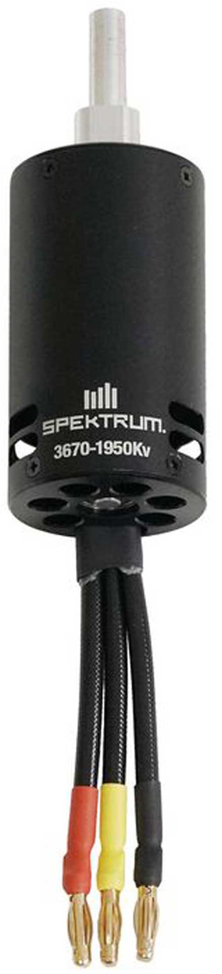 SPEKTRUM Brushless Motor: 3670-1950KV BL Inrunner 4-Pole