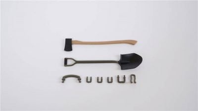 ROC HOBBY Willys MB Scaler 1:12 - Axe and shovel set