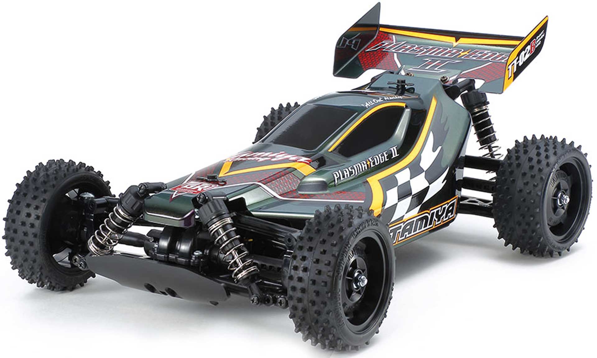 Tamiya Plasma Edge Ii Tt 02b 110 4wd Buggy Kit In Kl Schillernd Violett Grüner Karosserie 9510