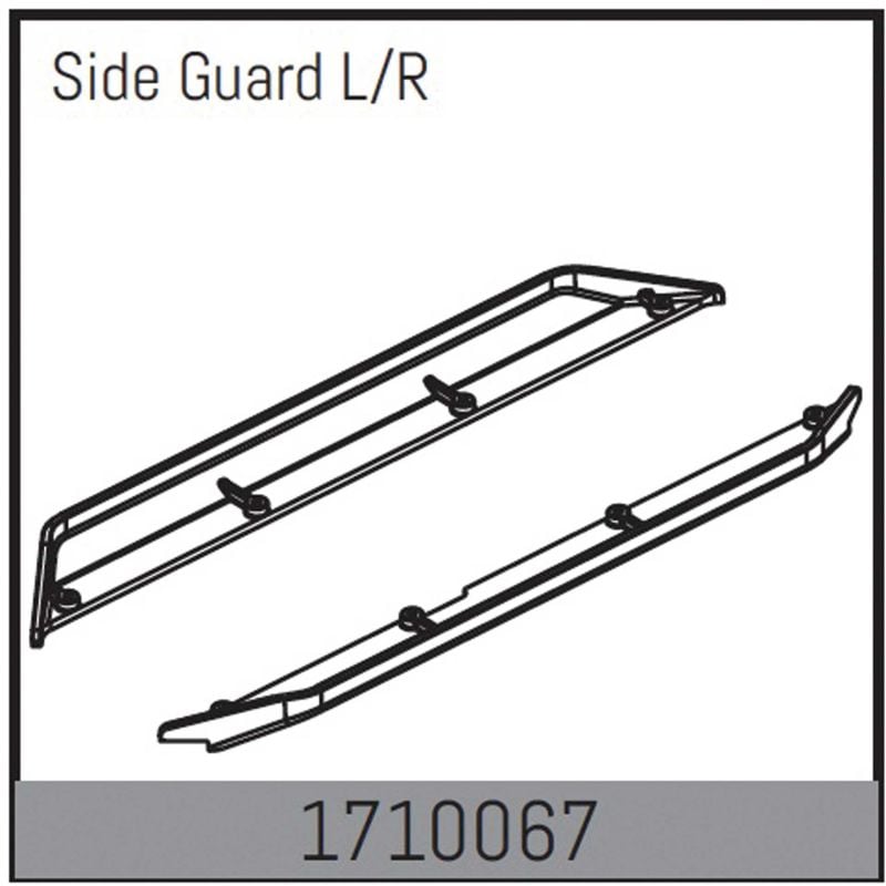 Absima Mamba 7 : Side Guard G/R