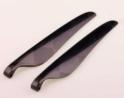 GM Propellers Folding propeller F5J 11x6 Direct Drive Carbon black 1 pair