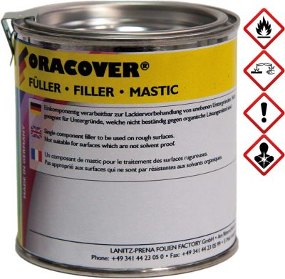 ORACOVER ORACOLOR BASECOAT FILLER 100ML (WHITE)