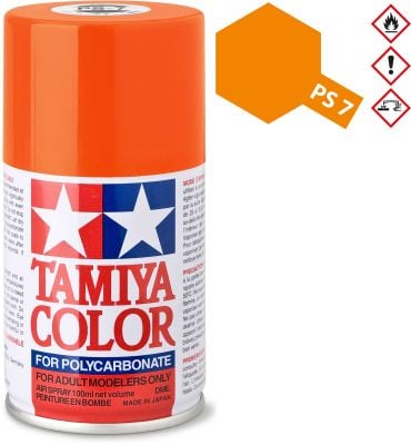 TAMIYA PS-7 Orange Polycarbonat Spray 100ml