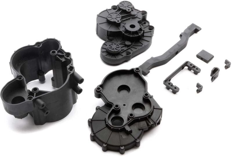 AXIAL SCX6: 2-Speed Transmission Case/Brace Set