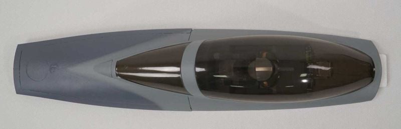 E-FLITE Canopy/Hatch: F-16 Falcon-Gray 80mm EDF