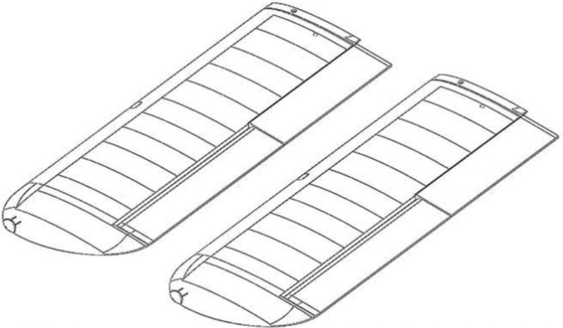 MULTIPLEX RR Flächensatz FunCub XL ND o. Dekor