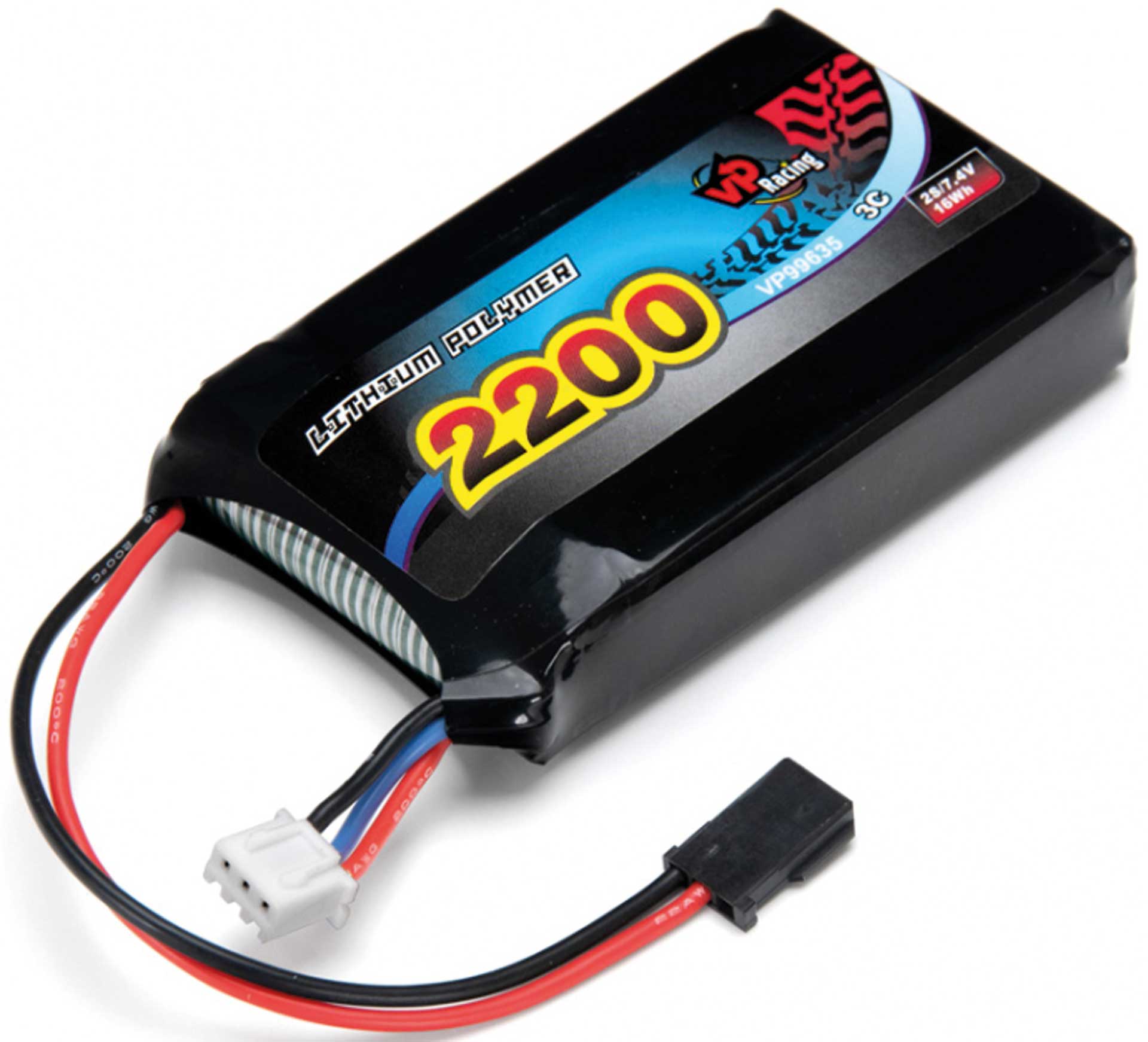 DIVERSE Senderakku Li-Fe 6,6V 2200mAh für Futaba Sender T4xx,T16/T18/FX36...