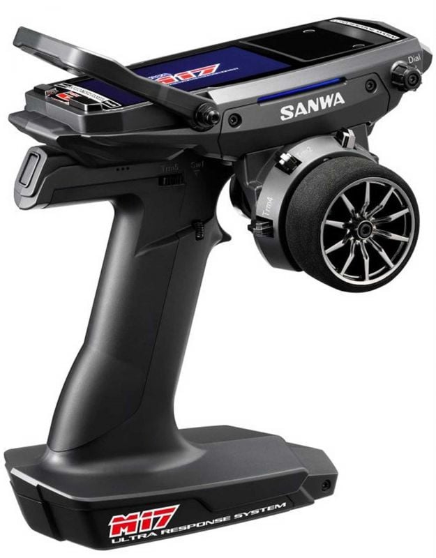 SANWA M17 WITH RX-491 RECEIVER TOUCH DISPLAY 4CH 2.4GHZ FH5 ULTRA RESPONSE MODE