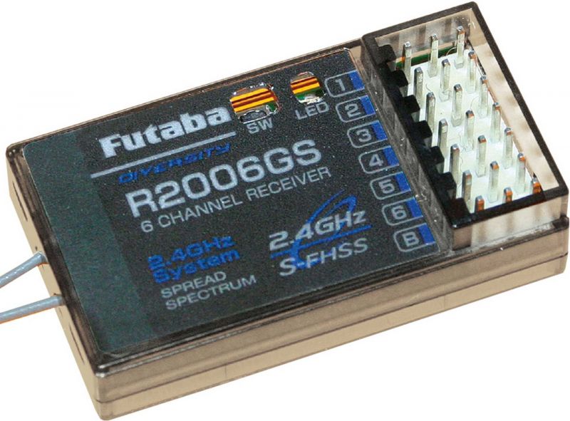 FUTABA R2006GS 2,4GHZ FHSS/S-FHSS 6K EMPFÄNGER