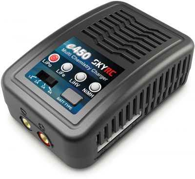 SKYRC CHARGER E450 AC NIMH 6-8 / LIPO 2-4S 1-4A 50WATT