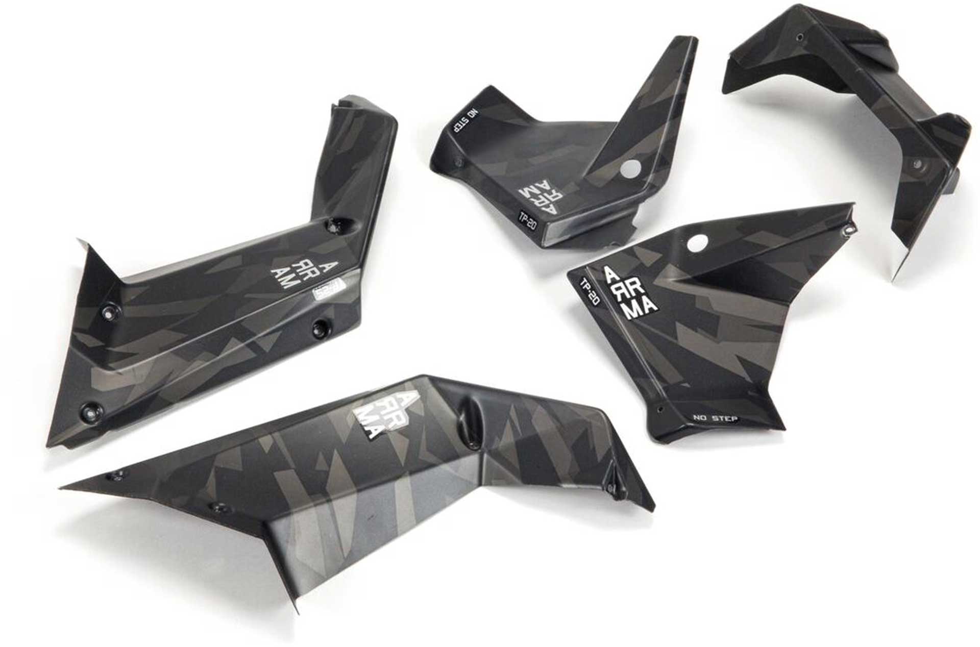 ARRMA FIRETEAM Guard Set Painted Black Camo