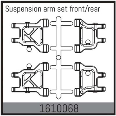 ABSIMA Front/rear suspension arm kit