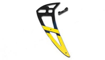 ALIGN SIDE CONTROL SURFACE  CARBON FIBER  T-REX 700E PRO YELLOW