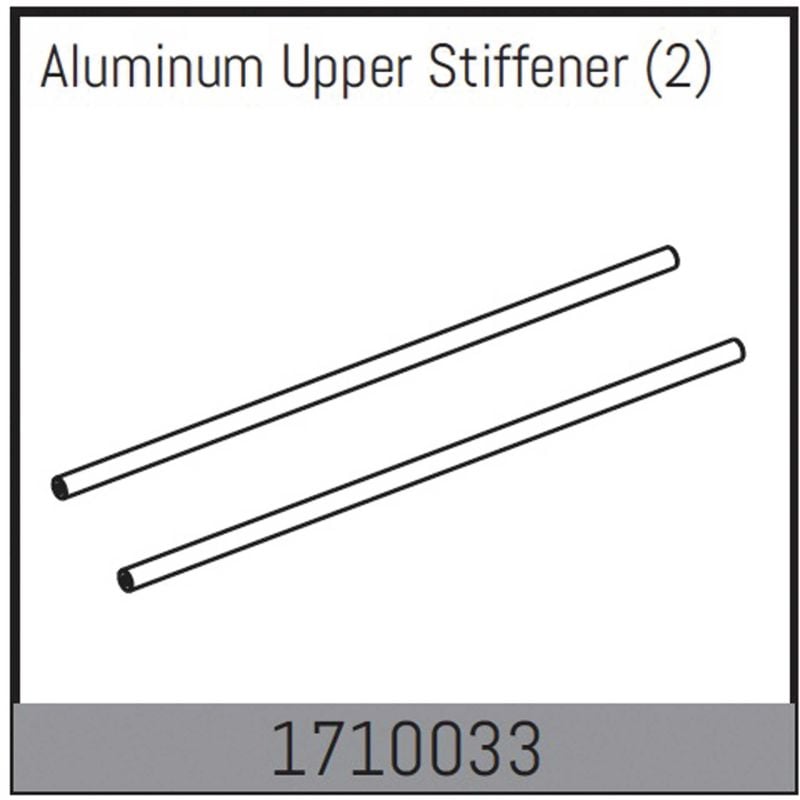 Absima Mamba 7 : entretoises de renfort en aluminium (2 St.)