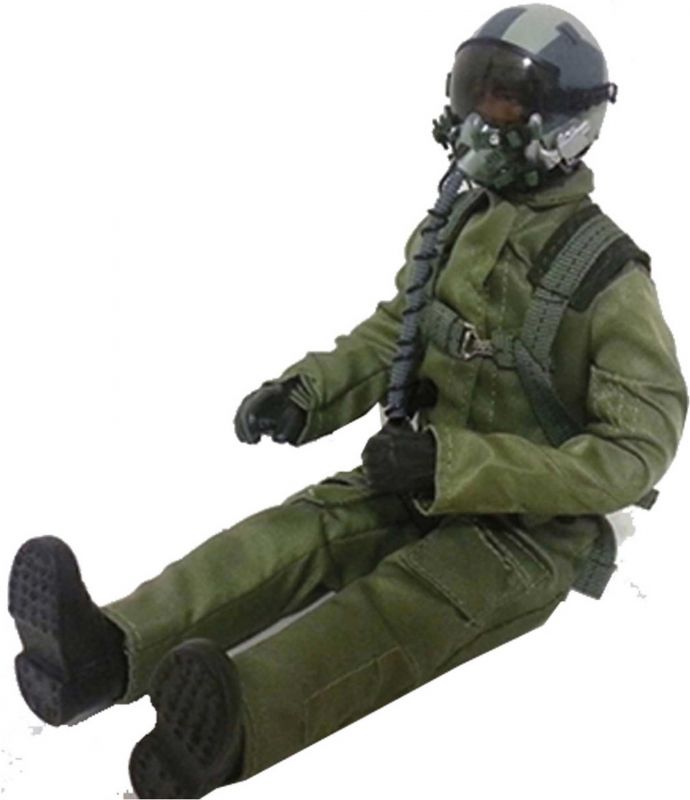 Warbird Pilots Scale Pilot JET modern 1:5-1:6 12"