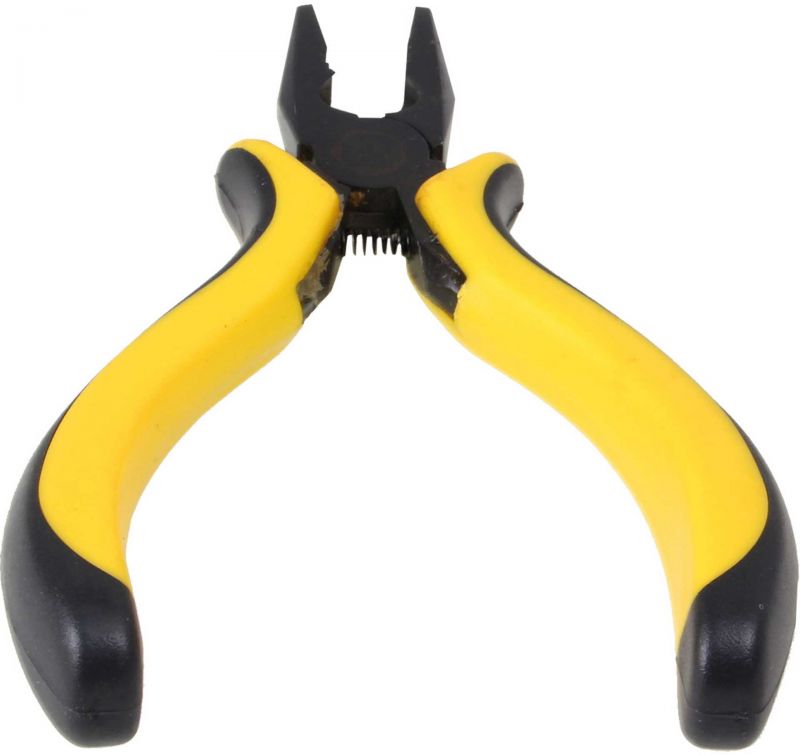 Robbe Modellsport FLAT NOSE PLIERS with SIDE CUTTER Yellow/ black