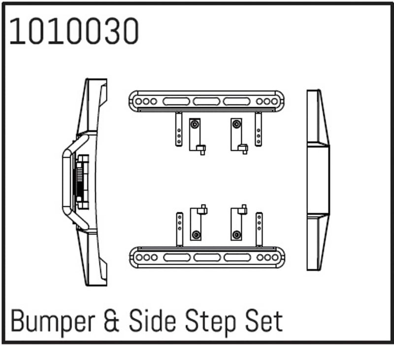 ABSIMA Bumper & Side Step Set