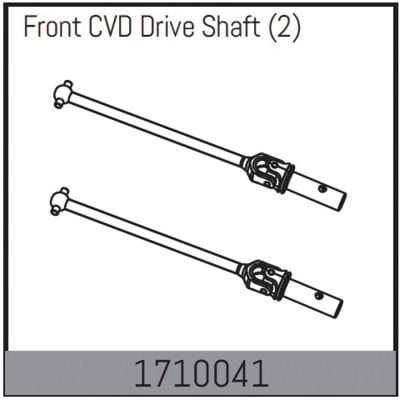 Absima Mamba 7 : Arbres avant CVD (2 pcs.)