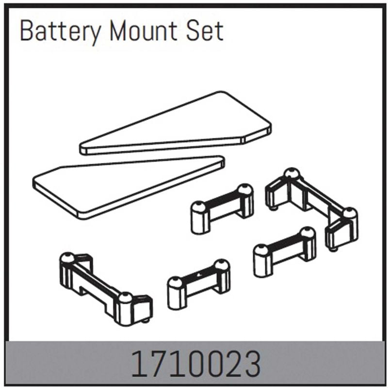 Absima Mamba 7 : Kit support de batterie