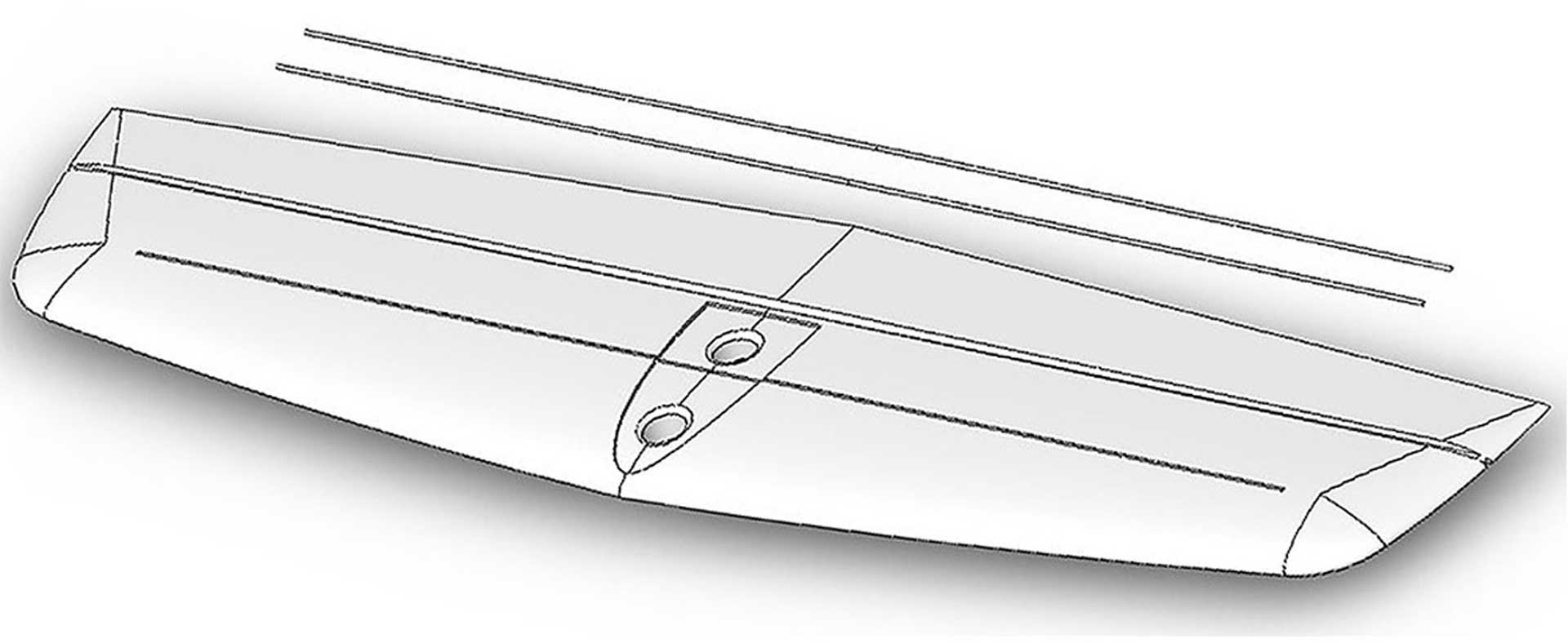 MULTIPLEX EMPENNAGE PROFONDEUR SOLIUS