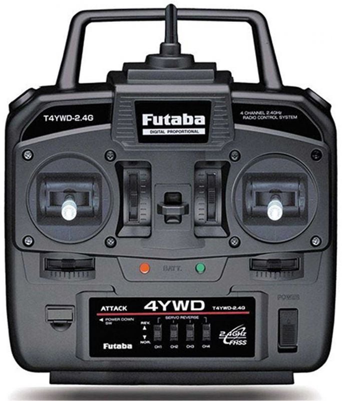 FUTABA ATTACK T4YWD FHSS + R214FGE HSS RADIOCOMMANDE RC 2,4GHZ