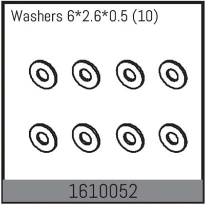 ABSIMA Washers 6*2,6*0,5 (10)