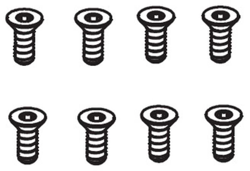 ABSIMA Senkkopfschraube M2.5*6 (8 St.)