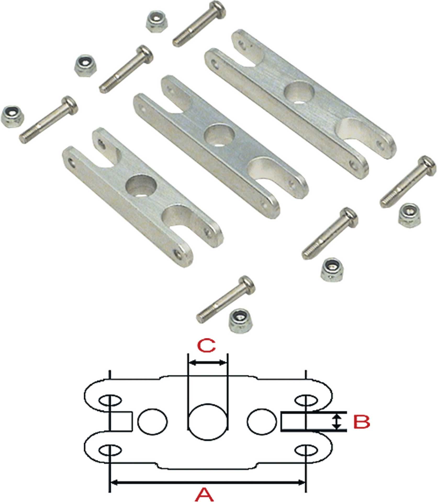 AERONAUT ALUMINIUM MIDDLE PIECE 42MM