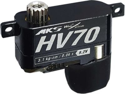 MKS HV70 Digital Servo 7mm de large, 5,4g Idéal pour F3K, F5K, F5J ou similaires. Wing Servo