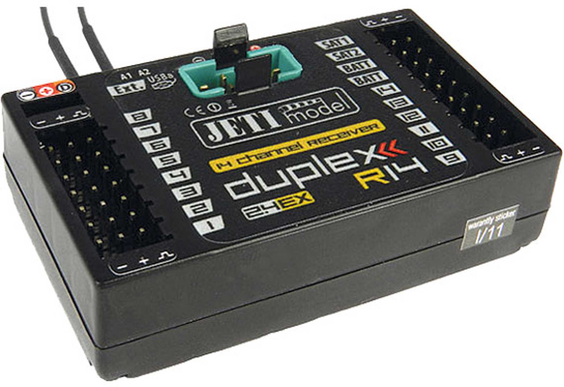 JETI DUPLEX 2.4EX R14 14 VOIES  TELEMETRIE Récepteur