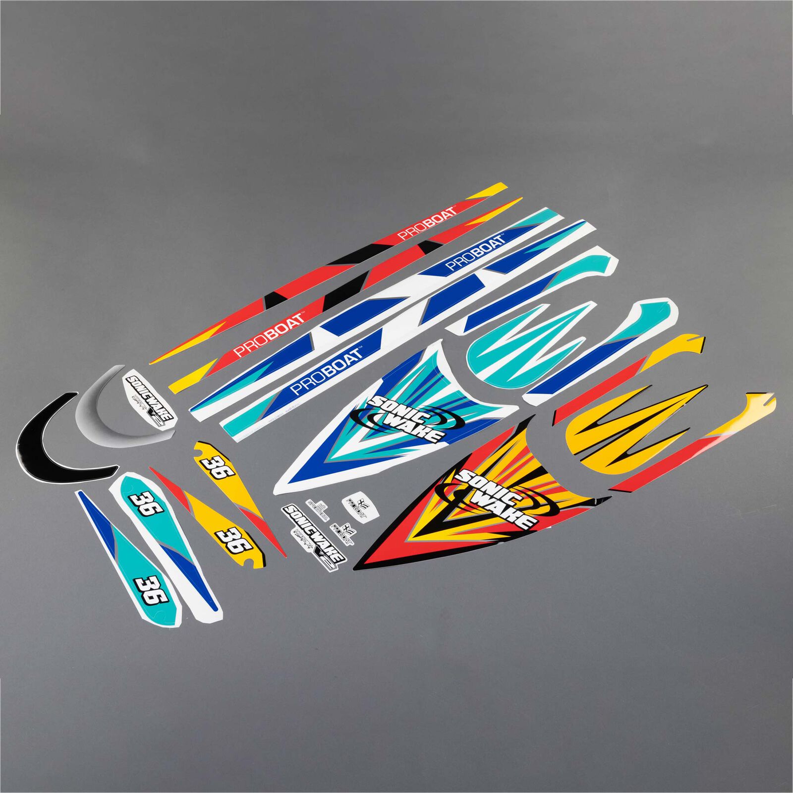 PROBOAT Decal Set T1/T2: Sonicwake 36 V2