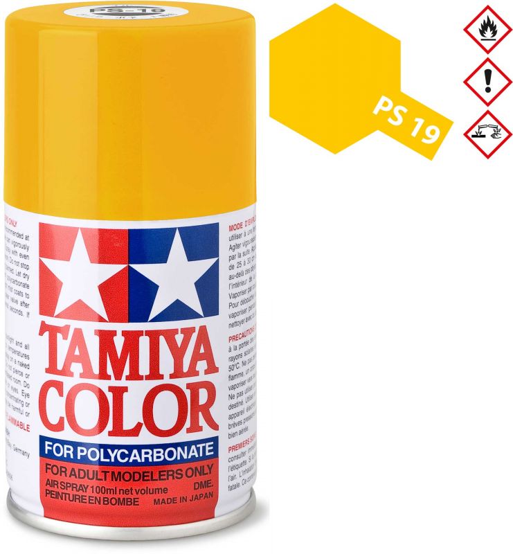 TAMIYA PS-19 Camel yellow polycarbonate spray 100ml