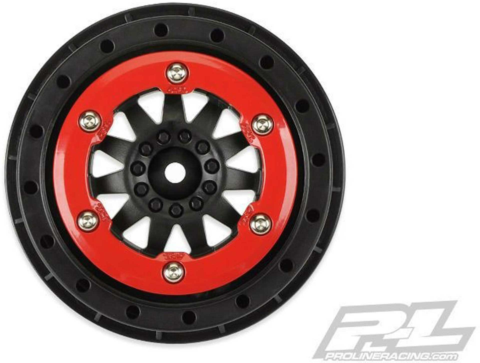 PROLINE F-11 2.2/3.0 Bead-Loc Rot/Schwarz Felge TRX Slash 2WD hinten / Slash 4X4 vo/hi