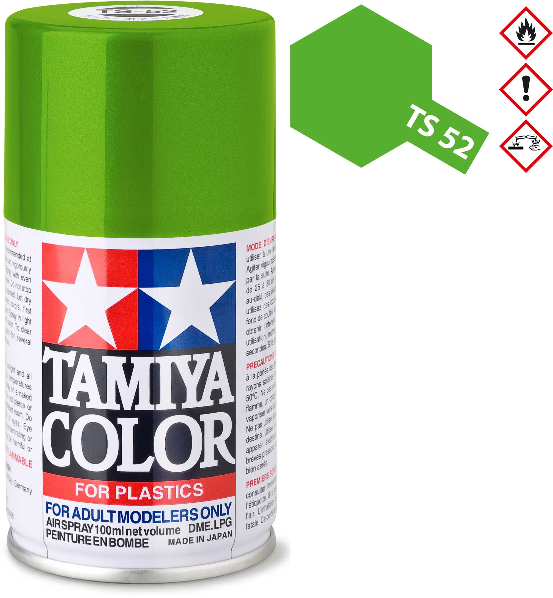 TAMIYA TS-52 Bonbon-Limet Grün(Candy) glänzend Kunststoff Spray 100ml